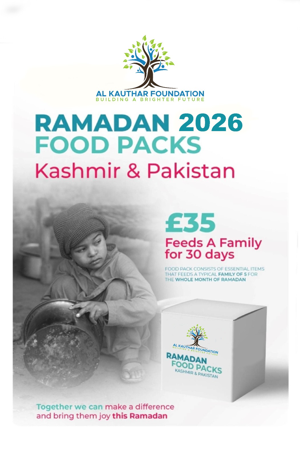 Ramadan Food Packs appeal poster